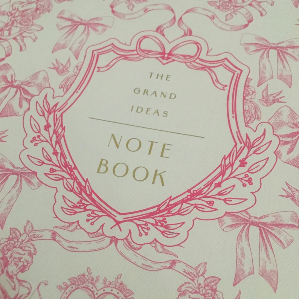 Cherub Pink Patterned Notebook - Picture 2 of 4